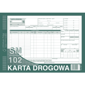 Karta drogowa - samochód ciężarowy A4 801-1